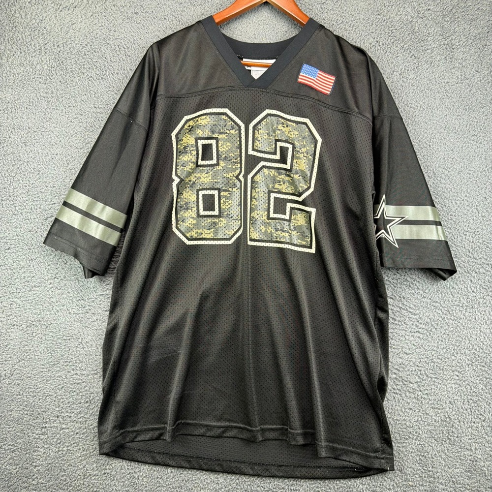 Dallas Cowboys Jason Witten 82 Salute To Service Jersey Black Camo Mens XL